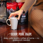Volcanica Low Acid Espresso Coffee, Dark Roast 100% Arabica, Espresso Grind, Espresso Roast, Bold Sweet Flavor, Fresh Roasted, Kosher, Vegan, Gluten-Free, 16 oz