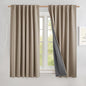 NICETOWN Short 100% Blackout Curtains 63" Long, Linen Blend Drapes by NICETOWN