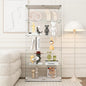 FLYMUHJIA Curio Cabinets with Tempered Glass Doors by FLYMUHJIA