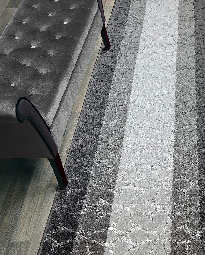 8 Ft Gray Hallway Runner Rug, Non Slip Washable, Kitchen & Entryway | 2'2" x 8 by ORFAHOME