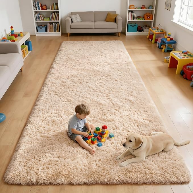 OLANLY 6x12 Machine Washable Large Area Rugs by OLANLY