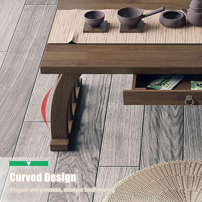 Bamboo Japanese Low Coffee Table, Altar Table - Image 5