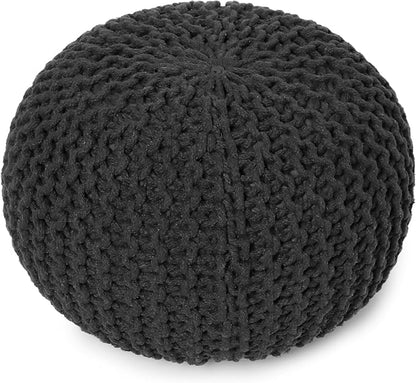 REDEARTH Round Pouf Foot Stool Ottoman by REDEARTH