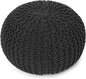 REDEARTH Round Pouf Foot Stool Ottoman by REDEARTH