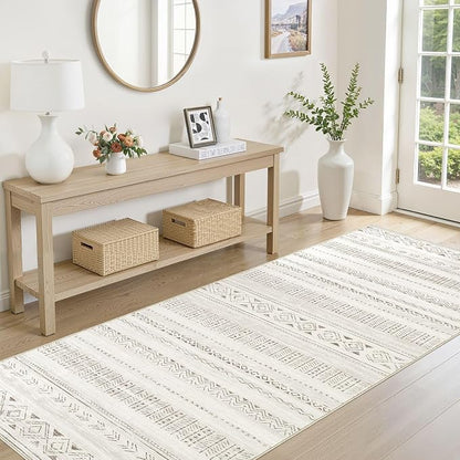 cotiled Hallway 3x8 Runner Rugs Washable Boho Moroccan Soft Rug | Non-Slip - Image 6