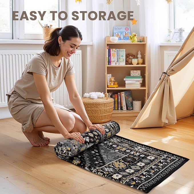 8x10 Area Rugs for Living Room, Large Washable Rug, Dining Room, Low Pile - Image 7