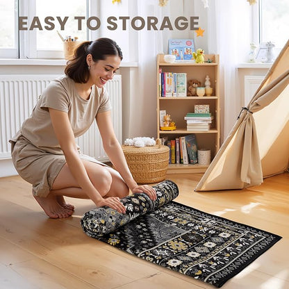 6x9 Area Rugs for Living Room, Large Washable Rug, Dining Room, Low Pile - Image 7