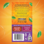 Twinings Blackcurrant Breeze Black Tea Individually Wrapped Bags, 20 Count (Pack of 6), Sweet, Tangy Taste, Caffeinated, Enjoy Hot or Iced, 120 Teabags