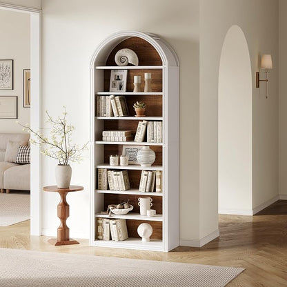 LITTLE TREE 8-Tier Bookcase, 78.7" Tall Bookshelf by LITTLETREE