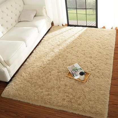 Chicrug Soft Area Rugs for Bedroom Living Room Plush Fluffy Rug 9x12 | Shag - Image 7