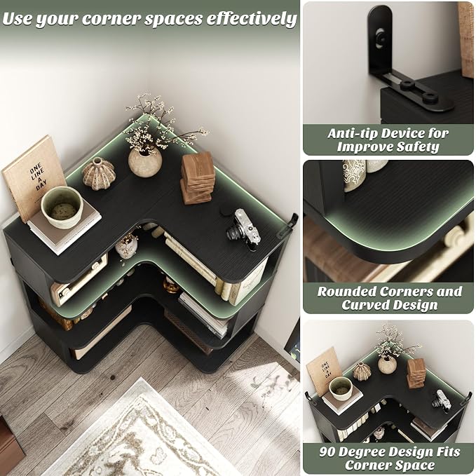 Armocity Corner Book Shelf - Image 4