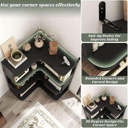Armocity Corner Book Shelf - Image 4