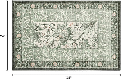 GarveeHome Sage Green 2x3 Door Mat Indoor Rugs - Image 2
