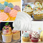 Disposable Piping Bags, Extra Durable Piping Bags, 100 Anti Burst Pastry Icing Bags -for Cream Frosting, Cake & Dessert - 12 inch - Thickening