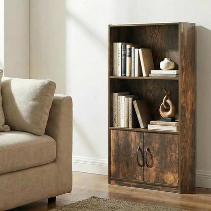 Furinno Gruen Book Shelf, 3-Tier Bookshelf, Bookcase - Image 4