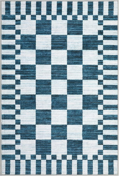 GarveeHome Checkered Washable 2x3 Rug Small Area Rugs Non-Slip - Image 5