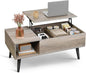 WLIVE Coffee Table for Living Room, Lift Top Coffee Table by WLIVE