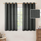 Light Filtering Linen Curtains 45 inch Length by LAMIT