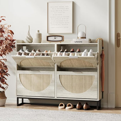 Maupvit Large Rattan Shoe Storage Cabinet by MaupvitFurniture