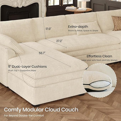 Belffin Large Modular Sectional Sofa - Image 5
