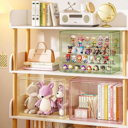 Colorful Figure Display Case for Collectibles 4 Layer Hobby Figurine Display - Image 3