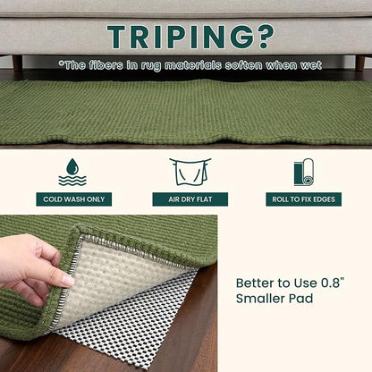 KOZYFLY Cotton 2x6 Washable Runner Rug, Non Slip Runners - Image 7