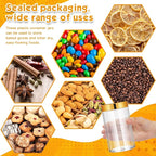 Patelai 4 Pieces Round Wide-mouth Leak Proof Plastic Container Jars with Lids for Travel Storage Makeup Beauty Products Face Creams Oils Salves Ointments DIY Making(12 Ounce,Gold)