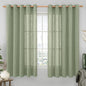 Sheer Linen Curtains 63 inches Long by LAMIT