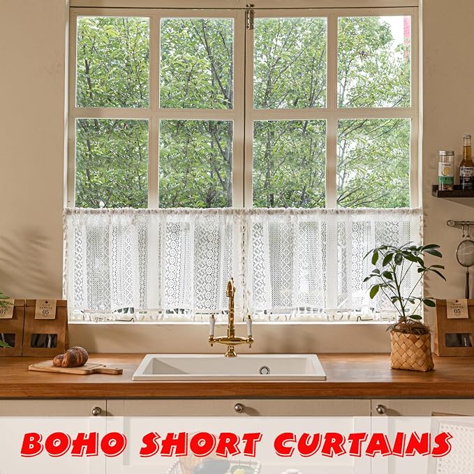 Sutuo Home Boho Short Curtain Valance - Image 2