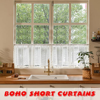 Sutuo Home Boho Short Curtain Valance - Image 2