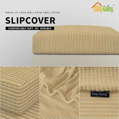 Easy-Going Stretch 1 Piece Oversized Couch Cushion Cover - Image 4
