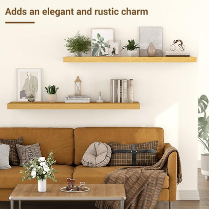 36 Inch Floating Shelves, 12 Inch Deep Floating Shelves - Image 5