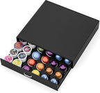 SZQINJI K Cup Holder Drawer 30 Pods Capacity, K Cup Organizer Coffee Pod Holder Compatible With Keurig K Cups for Nespresso VertuoLine/OriginalLine, Black
