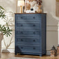 Joaxswe Farmhouse 5 Drawer Dresser by Joaxswe