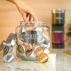 Cookie Jar Chocolate Chip Coffee Pods, 40 Single-Serve Pods, Compatible with Keurig K Cup Brewers, Convenient Brewing, Smooth Aroma