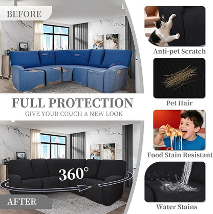 100% Waterproof Sectional Recliner Couch Covers - Image 6