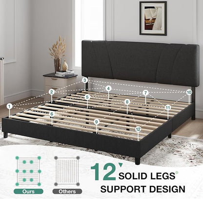 Novilla King Size Bed Frame - Image 5