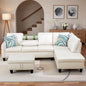 97.5" L Shaped Couch Set, Modular Sectional Couches by Topcomfy