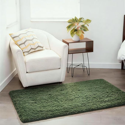 Ophanie Gray Green Grass Area Rugs - Image 5