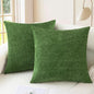 CaliTime Decorative Couch Throw Pillow Covers 16 X 16 Inches Forest Green | by CaliTime