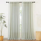 RYB HOME Sheer Curtains 102 inches, Extra Long Floor to Ceiling Curtains | Half by RYBHOME