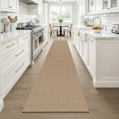 KOZYFLY Boho 2x12 Runners Rugs for Hallway, Long Washable Runner Rug, Woven Non - Image 2