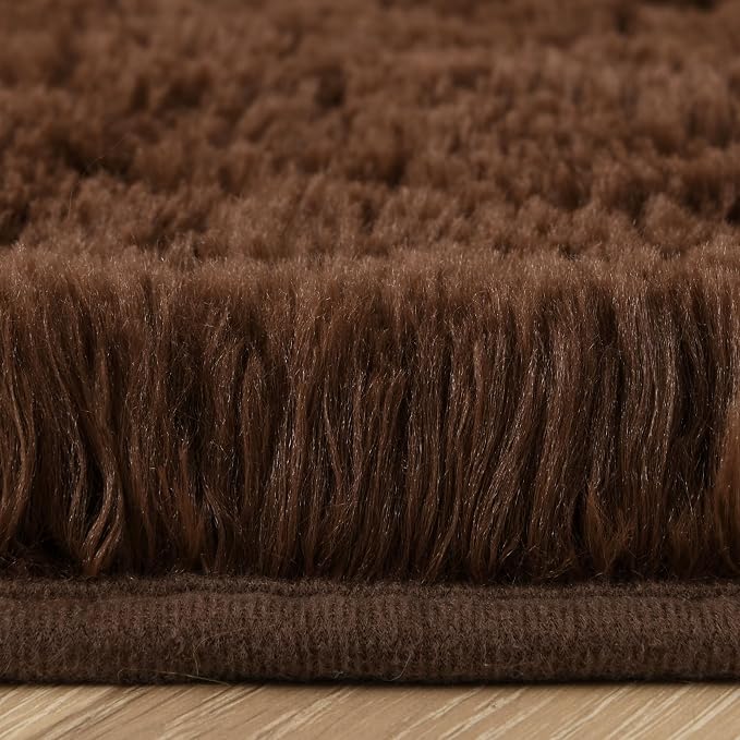 Chicrug Soft Runner Rug for Bedroom Living Room Plush Fluffy Rug 2x10 | Shag - Image 6