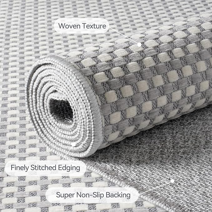Washable Area Rugs 5x7 ft Non Slip Area Rug - Image 5