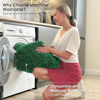 OLANLY 9x12 Machine Washable Large Area Rugs - Image 2