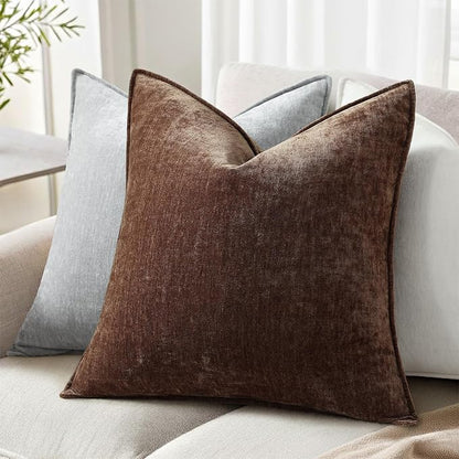 decorUhome Summer Couch Euro Sham Throw Pillow Covers 26x26 Set of 2, - Image 3