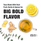 Tiesta Tea - Meyer Lemon Zest, Loose Leaf, Zesty Lemon Herbal Tea, Premium Caffeine-Free Blend, Makes Hot or Iced & Up to 25 Cups, 2oz Resealable Pouch