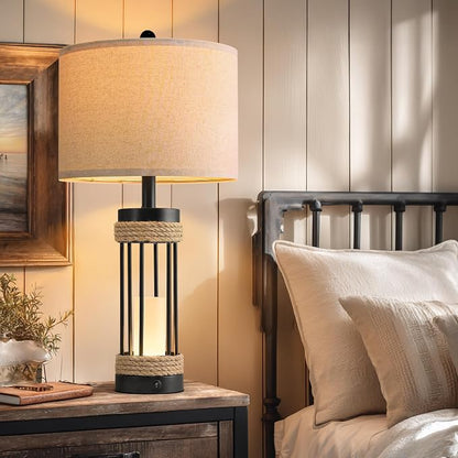OYEARS 25" Table Lamps Set of 2 - Image 2