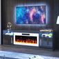 PRETZI Fireplace TV Stand with 36" Fireplace Up to 80" TVs, Remote Control by PRETZI