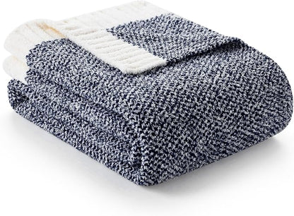 Snuggle Sac Heather Navy Throw Blanket by SnuggleSac